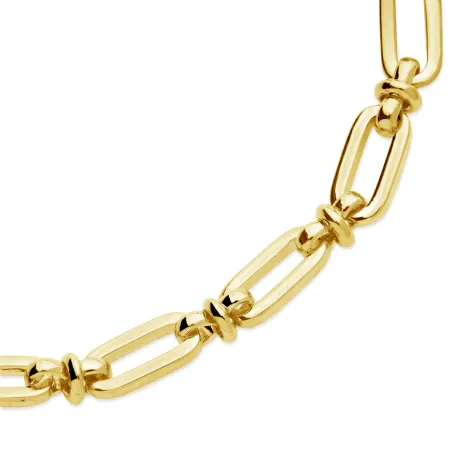 Sterling Forever - Bracelet de chaîne de liaison ovale