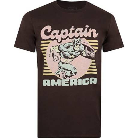 Captain America - - T-shirt 70'S - Homme