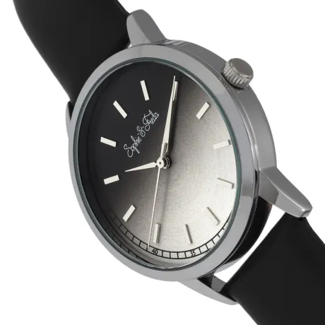 Sophie and Freda - San Diego Leather-Band Watch - Black