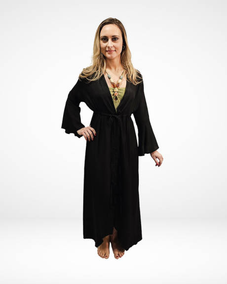 Urban Lux Resort Flare Sleeve Maxi Cover Up