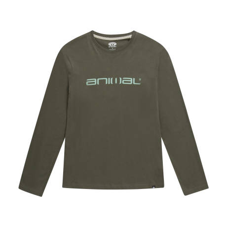 Animal - Mens Classico Logo Natural Long-Sleeved T-Shirt