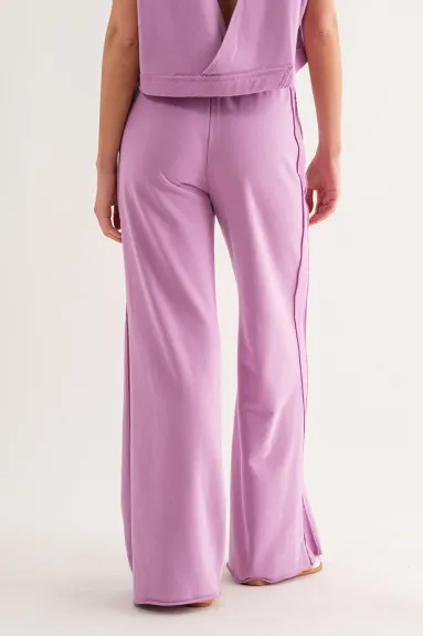 Evercado - Wide Leg Relaxed Fit Pants
