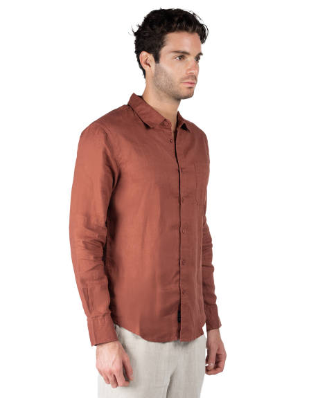 Coast Clothing Co. - Long Sleeve Linen Shirt