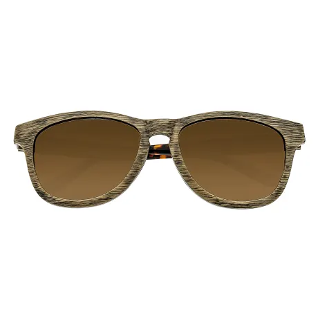 Earth Wood - Cove Polarized Sunglasses - Brown/Brown