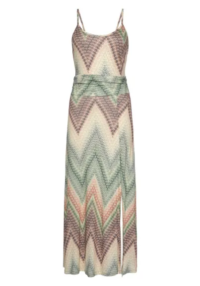 Lascana-Sleeveless Print Maxi Dress