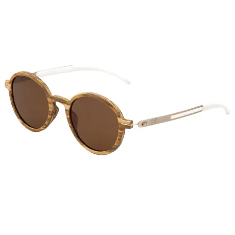 Earth Wood - Toco Polarized Sunglasses - Apple Wood/Brown