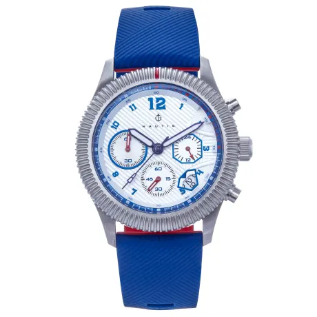 Nautis - Montre chronographe Meridian avec date - Bleu