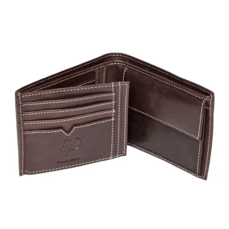 Eastern Counties Leather - Mens Mark Trifold Wallet With Coin Pocket
