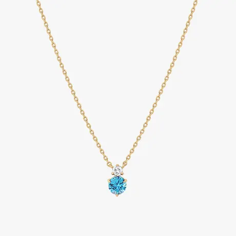 Bearfruit Jewelry - Deux Birthstone Necklace