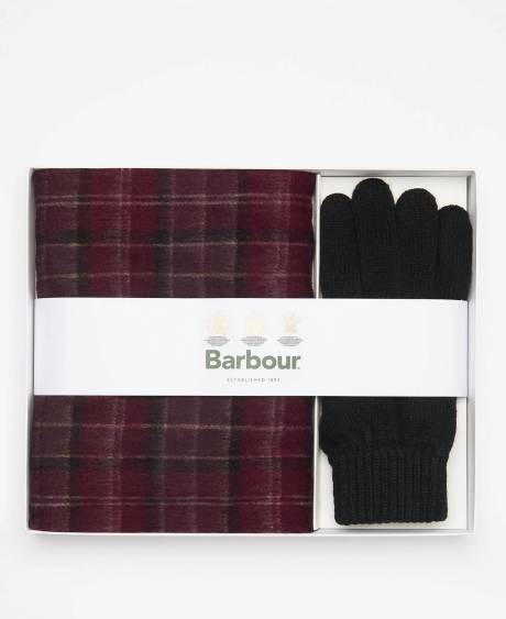 Barbour - Tartan Scarf & Glove Gift Set