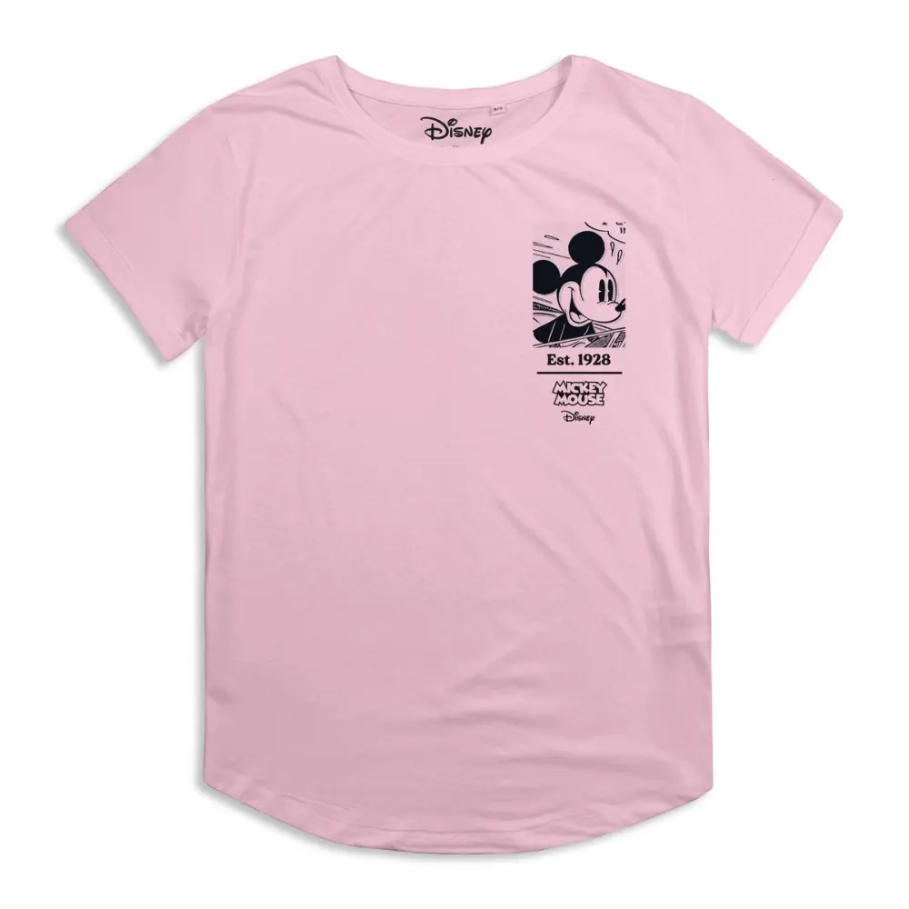Disney - Womens/Ladies Comic Book Mickey Retro T-Shirt