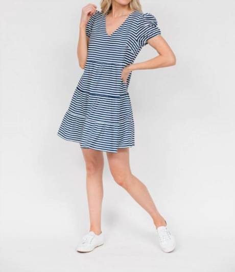 SAIL to SABLE - Short Sleeve Tiered Dress