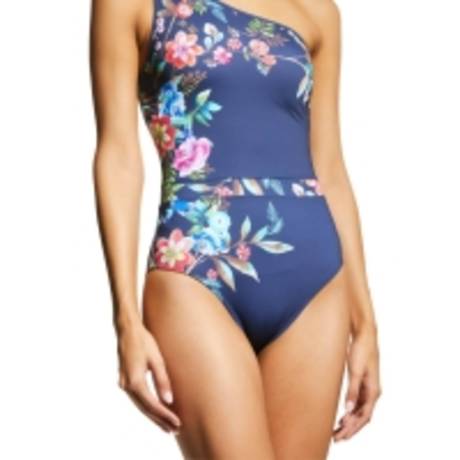 Johnny Was - One Shoulder Bloom One Piece Swimsuit