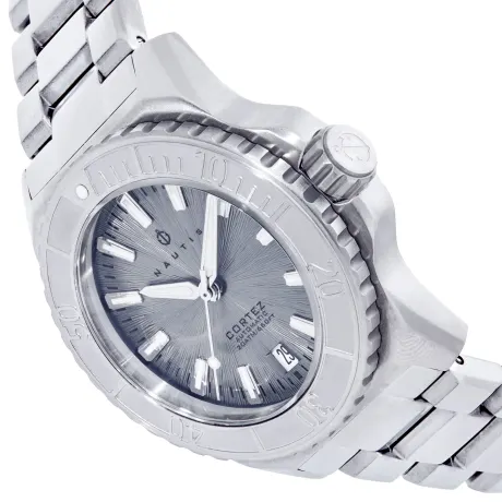Nautis - Cortez Automatic Bracelet Watch w/Date - Navy