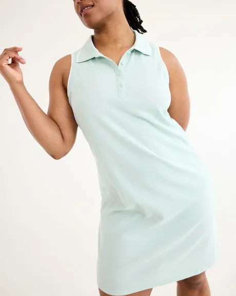 Sleeveless Polo Piqué Dress - Hyba