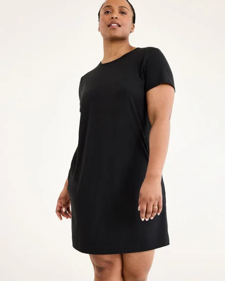 Short-Sleeve T-Shirt Dress - Dry Lux Hyba
