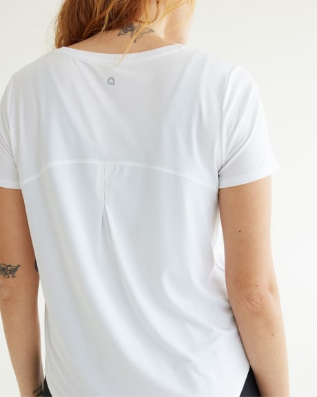 T-shirt à col V et manches courtes - Dry Lux Hyba Essentiels