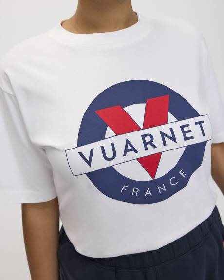 T-shirt &agrave; manches courtes et col rond - Vuarnet pour Hyba