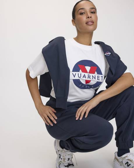 T-shirt &agrave; manches courtes et col rond - Vuarnet pour Hyba