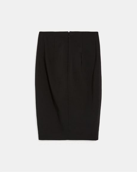 Black High Density High-Waisted Skirt - 25"