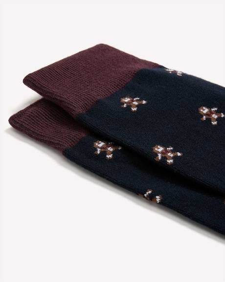 Gingerbread Cookie Socks