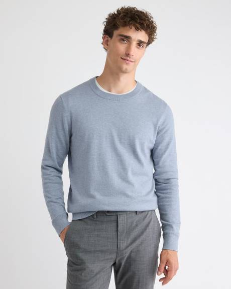 Long-Sleeve Crew-Neck Sweater