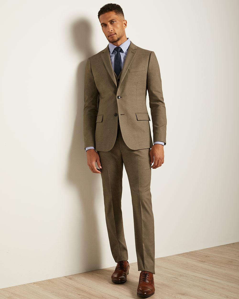 Beige 40Hour Suit Vest RW&CO.