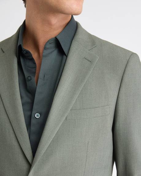 Slim-Fit Green Suit Blazer