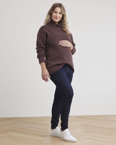 Relaxed-Fit Turtleneck Sweater - Thyme Maternity