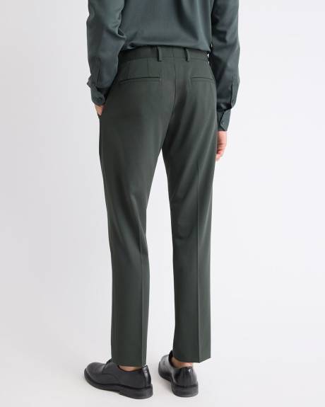 Slim-Fit Dark Green Suit Pant