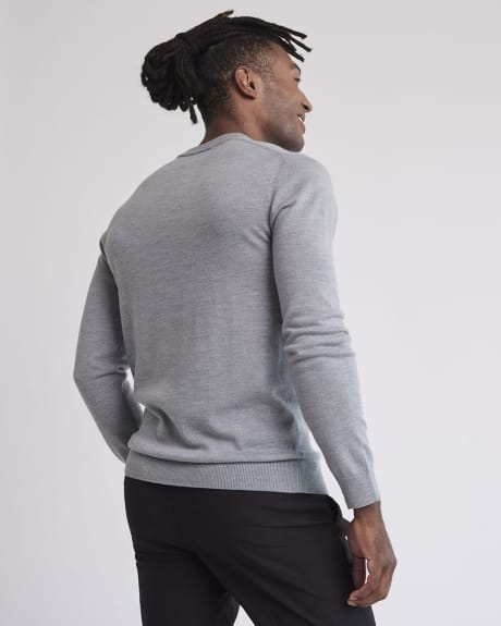 Merino-Wool Crew-Neck Sweater