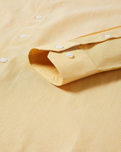 Tailored Fit Two-Tone Dobby Dress Shirt