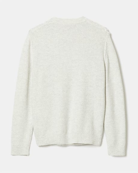Essential Crew-Neck Cable-Knit Sweater