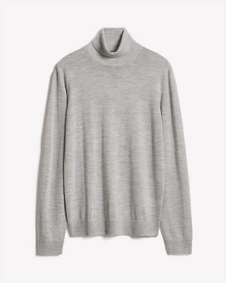 Merino Wool Turtleneck Sweater
