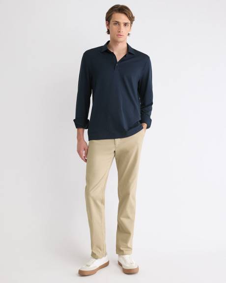 Long-Sleeve Supima (R) Cotton Polo