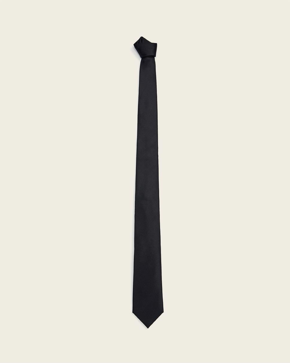 Regular Dark Solid Tie