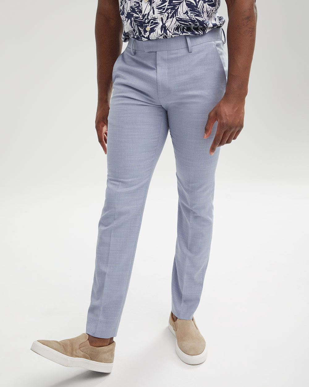 Slim Fit Light Blue Suit Pant | RW&CO.