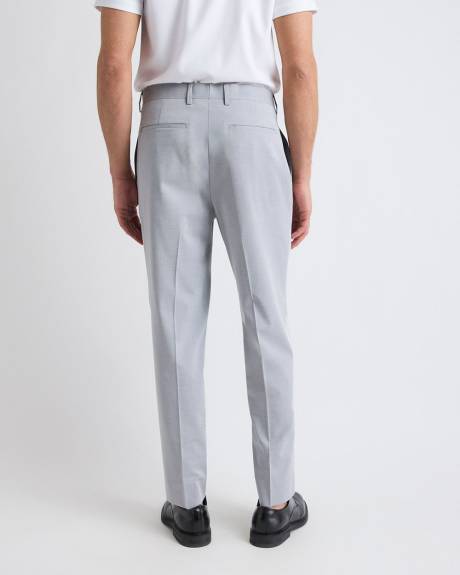 Pantalon de Complet Gris P&acirc;le &agrave; Coupe D&eacute;contract&eacute;e