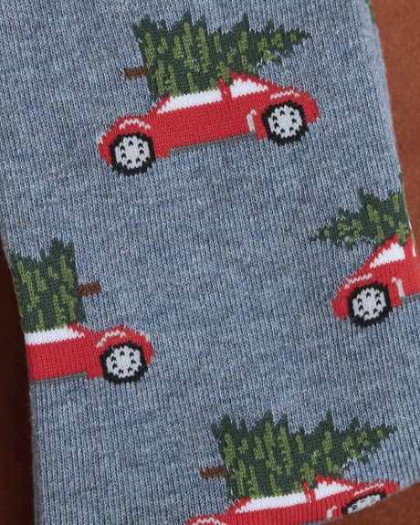 Beetle With Christmas Tree Socks
