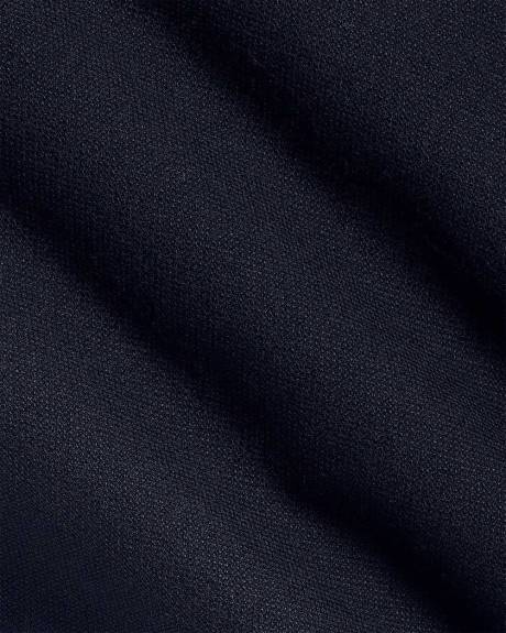 Pantalon de Complet Marine &agrave; Jambe Fusel&eacute;e