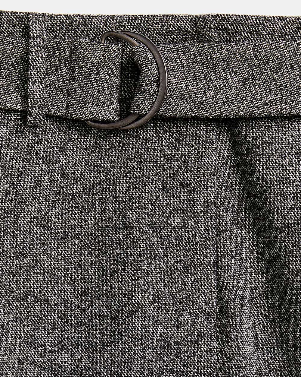 High-Waisted Tweed A-Line Skirt - 19.25"