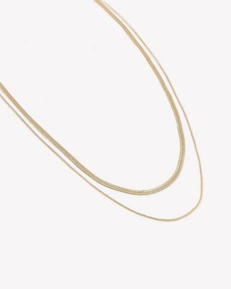 Double-Snake-Chain Necklace