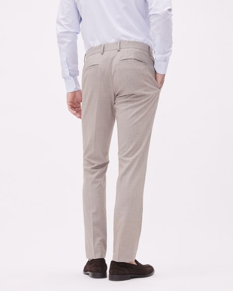 Slim-Fit Taupe Suit Pant