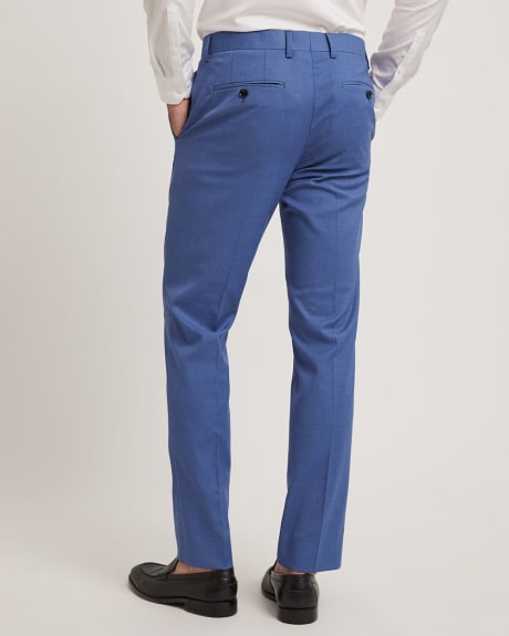 Pantalon de Complet Bleu Éclatant à Coupe Étroite