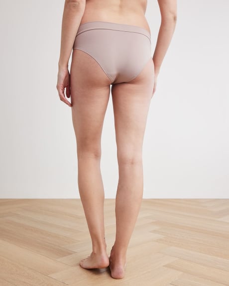 Microfiber Cross-Front Hipster Panty - Thyme Maternity