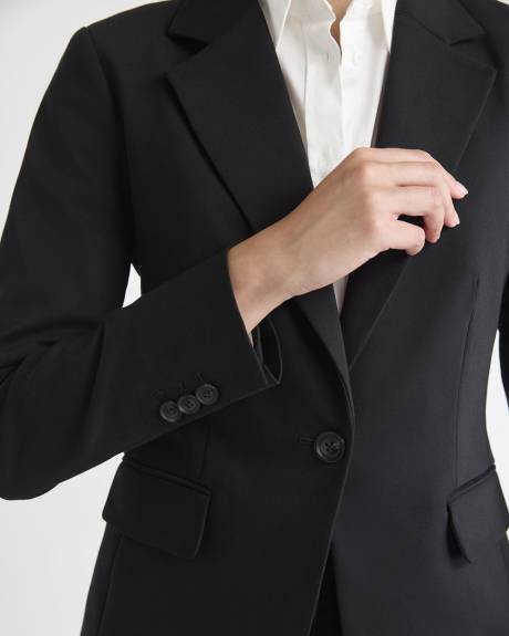 Limitless One-Button Fitted Blazer