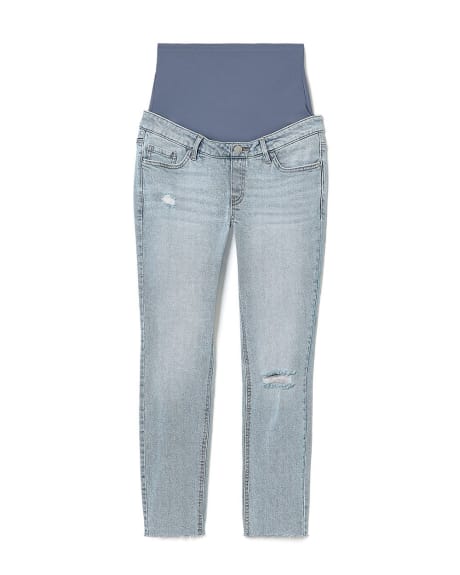 Jeans Skinny à Accents Déchirés - Thyme Maternité