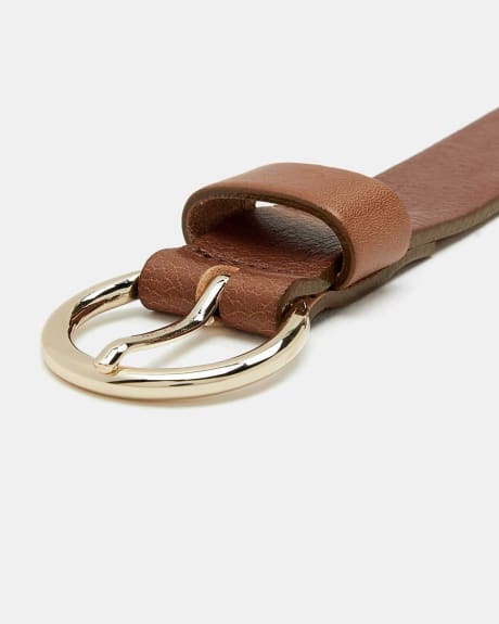 Skinny Leather Belt