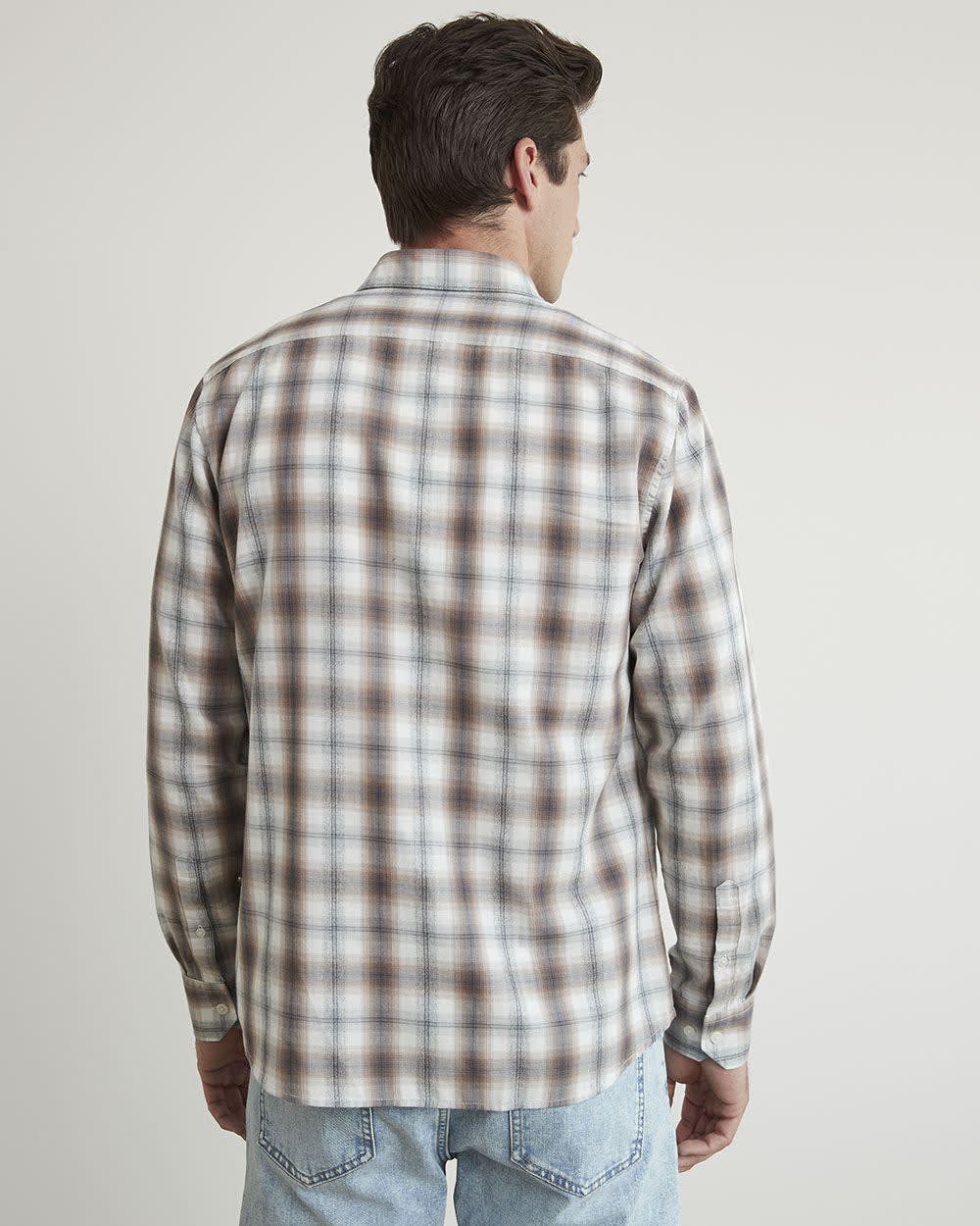 Slim-Fit Plaid Shirt | RW&CO.