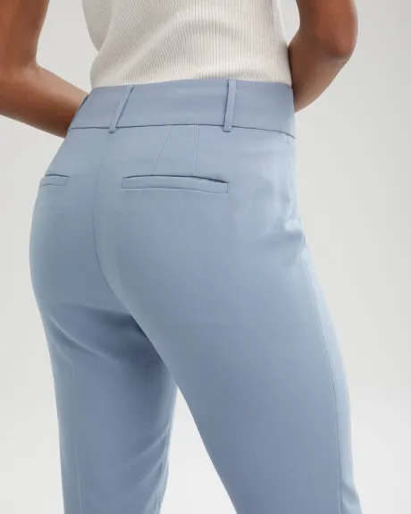 Pantalon Coupe Curvy à Jambe Étroite Bleu - Longueur cheville